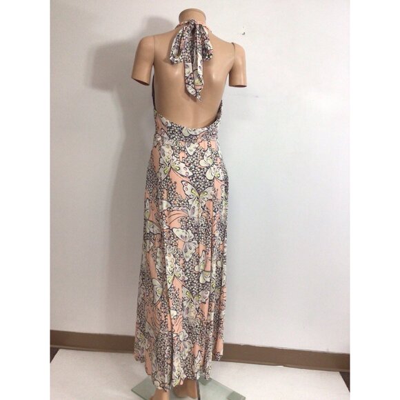 Paul & Joe Butterfly Maxi Dress Made in France Womens 38 - Picture 5 of 7